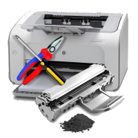 принтерът е спрял да печата