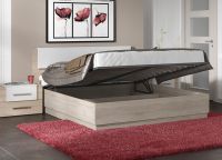 Podwójne drewniane łóżko10