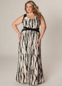 suknia o długości do podłogi dla otyłych kobiet7