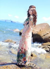 sukienka na morzu 1