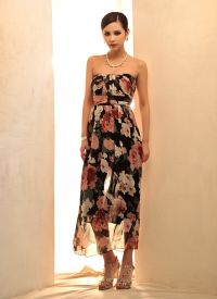 modne obleke s cvetnim tiskom 5