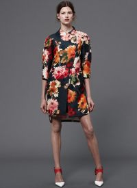 modne obleke s cvetnim tiskom 8
