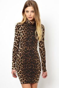 Obleka z leopardnim natiskom 5