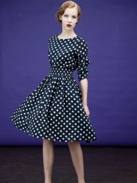 Polka Dot Retro Dress3