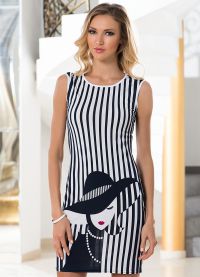 Vertical Striped Dress2