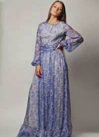 Sukienki z szyfonu dla kobiet 50 lat11