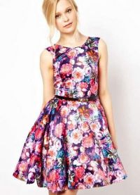 šaty s květinovým potiskem 2016 8