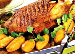 patka pečena u rukavu s krumpirom