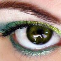красива светлина грим за зелени очи 3
