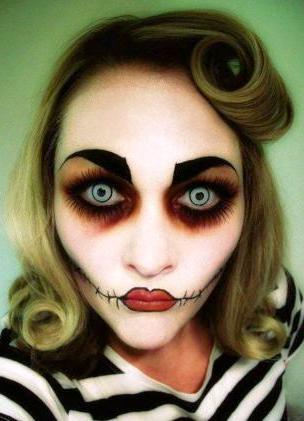 lekki makijaż na Halloween 2