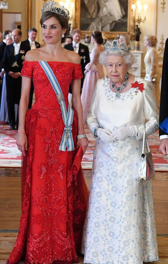 Королева Летиция и королева Елизавета