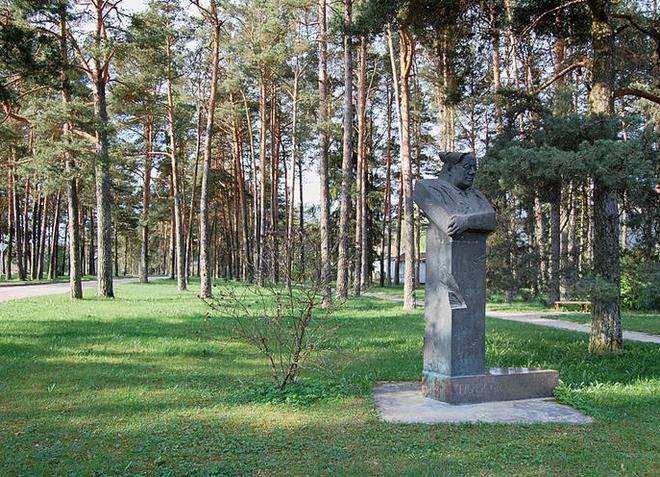 Памятник эстонскому писателю