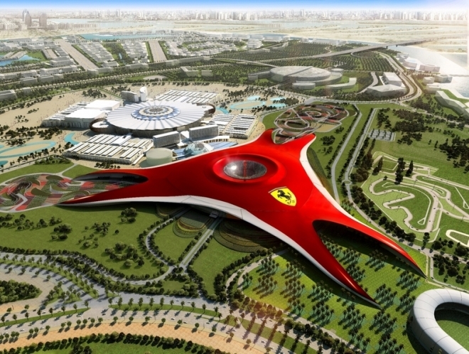 Парк Ferrari World в Абу-Даби