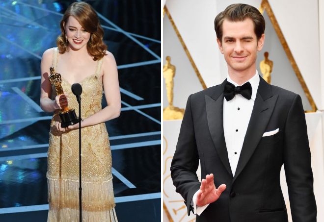 Emma Stone i Andrew Garfield na Oscara 2017