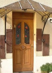 Drewniane drzwi wejściowe4