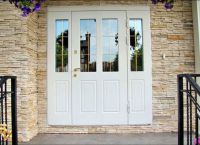 Входни врати със стъкло за селски къщи -6