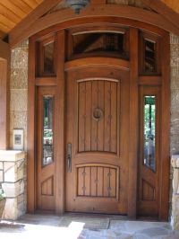 Vhodna lesena vrata za deželo 1