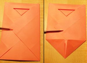 Jak vyrobit obálku za peníze bez lepidla 8
