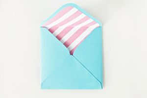 Како направити лепу коверту папира сопственим рукама 4