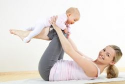 zpětné cvičení po porodu