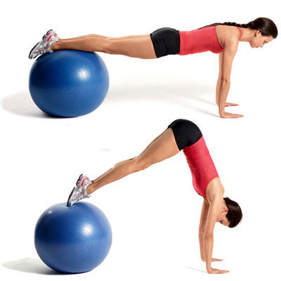 vježbe za trbuhu fitball mršavljenja 2
