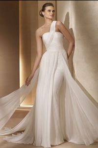 Svatební šaty z přírodních tkanin 3