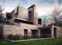Soočanje s fasado hiše z naravnim kamnom5
