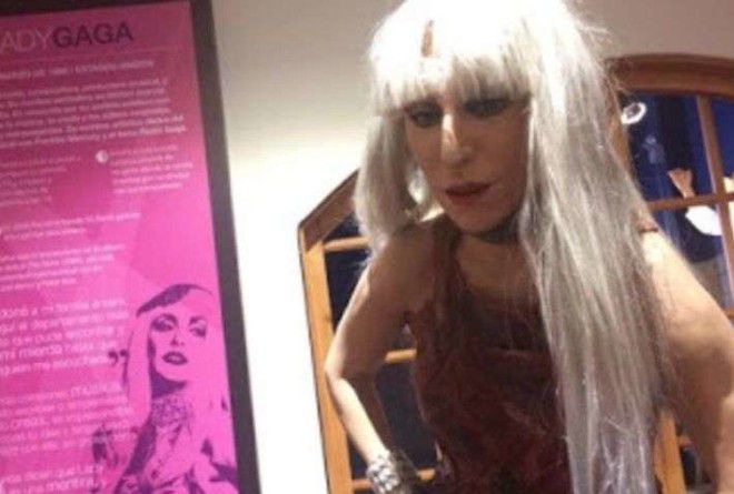 Фигура Леди Гага в музее в Лиме