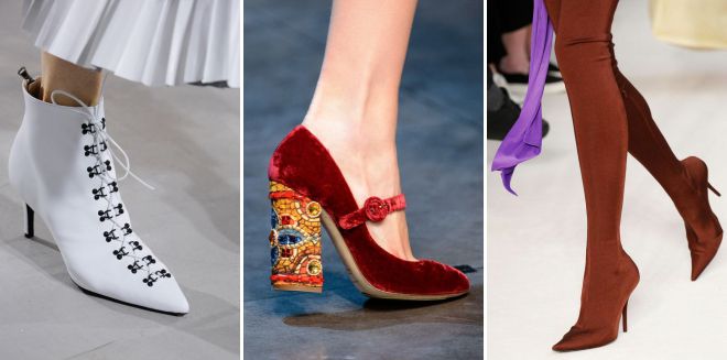 мода весна 2018 основные тенденции в обуви