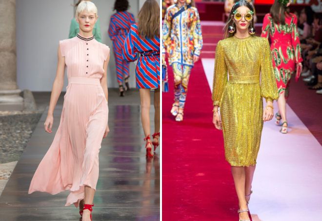 платья весна лето 2018 модные тенденции