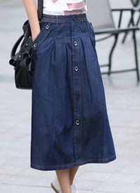 módní džínové sukně 2014 8