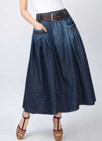 módní džínové sukně 2014 9
