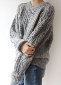Модни плетени пуловери 2015 7