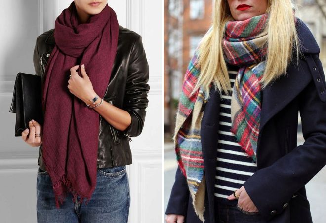модные шарфы для женщин