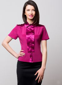 модни блузи от коприна 2014 2