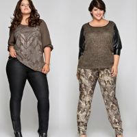 modne spodnie dla otyłych kobiet 2015 1