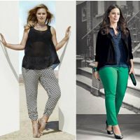 modne spodnie dla otyłych kobiet 2015 2