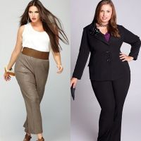 módní kalhoty pro obézní ženy 2015 5
