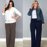 modne spodnie dla otyłych kobiet 2015 6