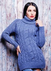 sweter damski z wysokim dekoltem 5
