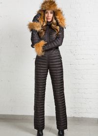 женски топъл зимен костюм за ходене6