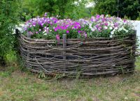 Ограда за цветне кревете10