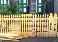 дървена ограда