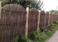 плетена ограда 9
