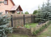 плетена ограда 8