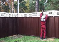 Монтаж на професионална ограда за подови настилки53