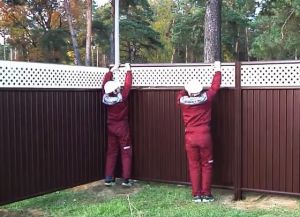 Монтаж на професионална ограда за подови настилки54