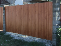 ограда от гофрирана дървесина 7