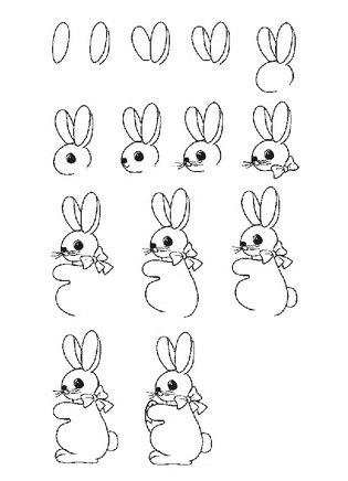 1 slika zajca za otroke