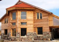 dokončanje lesene hiše zunaj 16